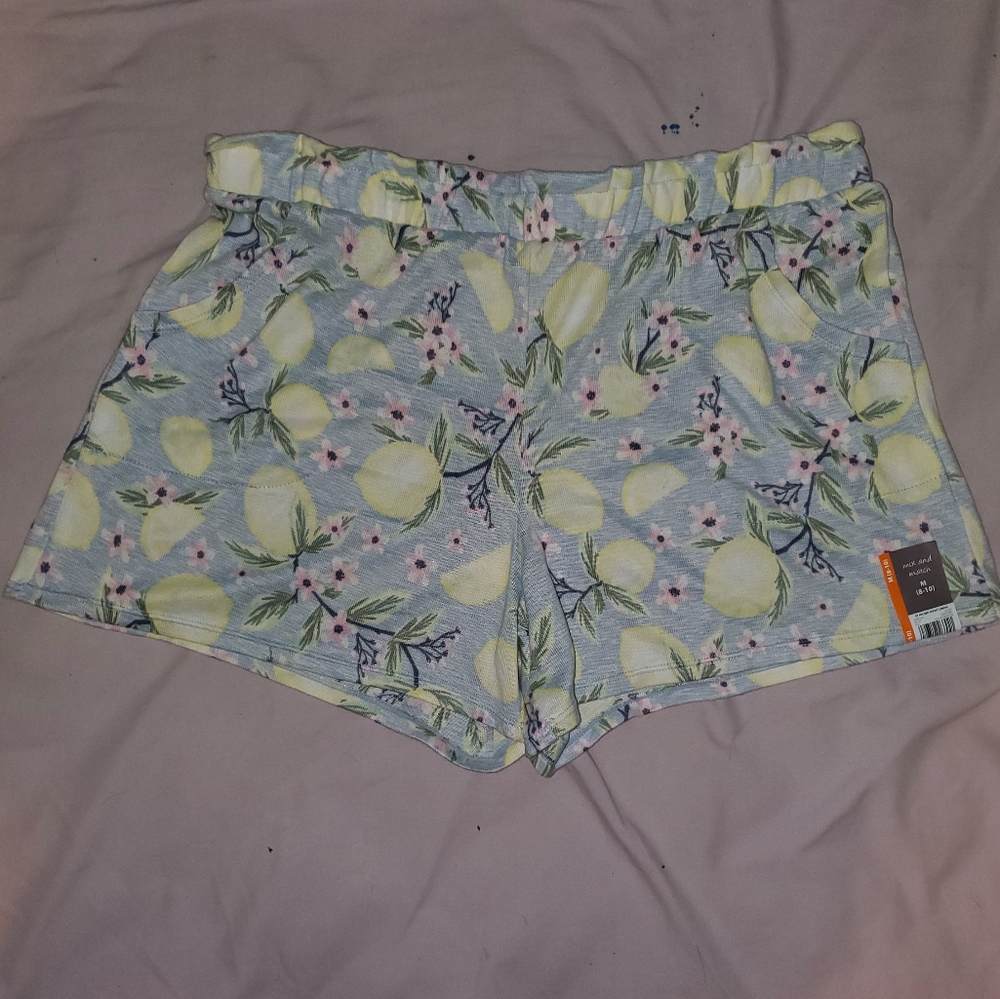 Walmart Brand Pocketed Pj Shorts
